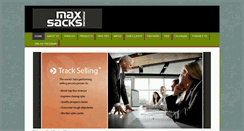 Desktop Screenshot of maxsacks.com