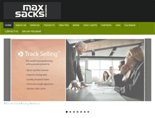 Tablet Screenshot of maxsacks.com